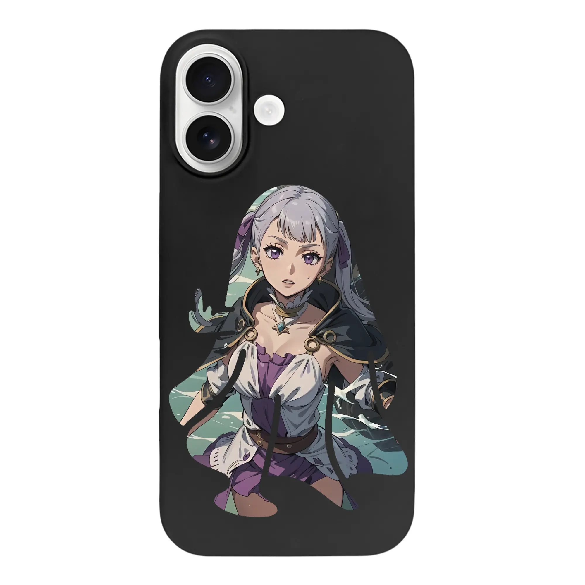 ブラッククローバー グッズ ノエル・シルヴァ - iPhone 17 シリーズ シリコンケース 薄型 耐衝撃 指紋防止 ソフトタッチカバー 精密フィット 傷防止 保護ケース iPhone 17/17 Air/17 Pro/17 Pro Max 対応